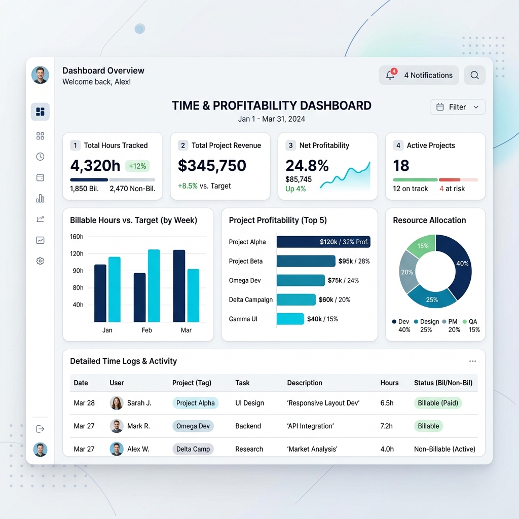 Control Inteligente de Timesheets